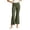 Army Green-pants for women, variant on Flared Pants for Women High Elastic Waist Slim Fit Trousers Casual Work Business Pant with Pockets