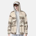 thumbnail image 2 of Balery Cows On The Farm Sudadera ligera de manga larga con capucha y protección solar UPF 50+ para hombre y mujer, ideal para pesca y running-3X-Large, 2 of 7