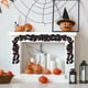 thumbnail image 1 of Guirnalda de ratán de hoja de arce de Halloween | Enredadera colgante de seda artificial negra • Decoración para chimenea interior de 28x25 cm • Acento navideño de otoño para Acción de Gracias •, 1 of 6