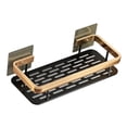 thumbnail image 1 of veasfak Adhesive Shower aluminum Shampoo Holder Rustproof Storage Rack for Toilet 1Pc Set, 1 of 9