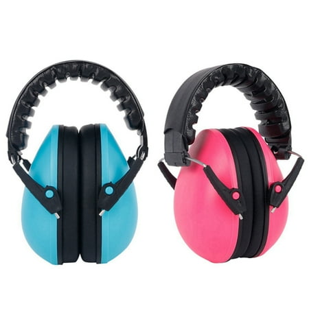 

2PCS Anti-Noise Ear Noise Protection Hearing Protection and Noise Cancelling Reduction Ear Pink & Blue