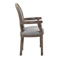 thumbnail image 2 of Modway Arise Vintage French Dining Armchair in Light Gray, 2 of 5