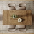thumbnail image 4 of 5-Inch Rectangular Dining Table for 4-6, Wooden Kitchen Dinner Table, Farmhouse Dining Table, 4 of 5