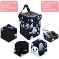 thumbnail image 2 of Ghost Foldable Car Trash Can with Lid, Leak-proof and Hanging Storage Bag - Car Garbage Can for Organization on-the-Go, 2 of 6
