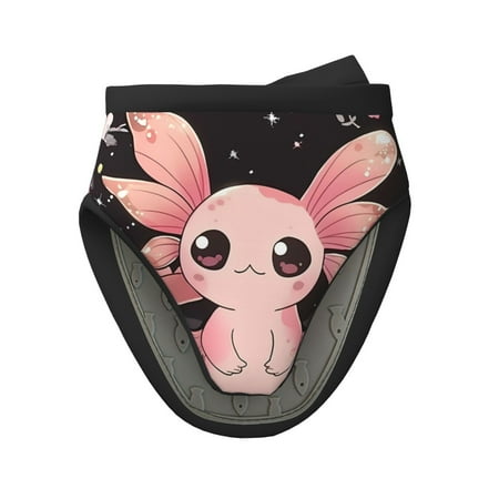 

Tebeau Cute Axolotl Sakura Blossoms B Print Short Oven Mitts Heat Resistant Silicone Kitchen Mini Oven Mitts Non-Slip Grip Surfaces and Hanging Loop Gloves