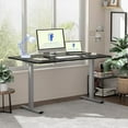 Standing Desk 40 x 24 Inches Whole-Piece Desktop Height Adjustable Desk ...