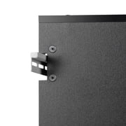 Prepac HangUps 30 Upper Wooden Garage Storage Cabinet in Black