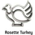 thumbnail image 2 of O'Creme Easter, Halloween, Thanksgiving, Valentines Rosette Iron Turkey, 2 of 3