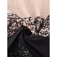 thumbnail image 4 of Daeful Chemises Col Revers T-shirt Manches 3/4 Tops Femmes Rétro Bouton de Mode Blouse Kaki M, 4 of 7