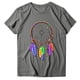 thumbnail image 4 of Gibobby Camiseta de manga corta para mujer Mujeres To Loose Beach(Gris,M), 4 of 5