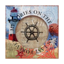 Trademark Fine Art 'Circled Lighthouse 1' Canvas Art by Art Licensing Studio