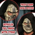 thumbnail image 3 of UNDERWRAPS Full Skull Foam Mask - Mask for Halloween Costumes, Foam Skull Mask, Cosplay Accessories, Scary Adult Party Masks, Horror Mask, 3 of 7