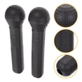 thumbnail image 3 of SHISUYAN 2Pcs Simulated Microphones Plastic Simulated Mics Fake Mic Playthings (Black), 3 of 8