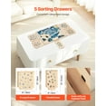 thumbnail image 4 of VEVOR 1500 Piece Puzzle Board with Drawer Cover Portable Wooden Jigsaw 34x25 in, 4 of 9