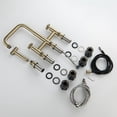 thumbnail image 4 of Bridge Kitchen Faucet, 3-Hole High Arch Kitchen Sink Faucet with Gun Spray, 4 of 5