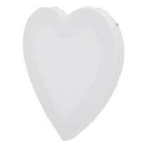 Topbathy Heart Shaped Canvas Frame Set, White Canvas Blank Painting Board for Acrylic and Oil Paints