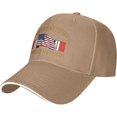 thumbnail image 1 of Operation Iraqi Freedom Combat Veteran with American Flag Baseball Cap Adjustable Sun Hat, 1 of 8