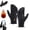 Black, variant on Waterproof Windproof Thermal Winter Gloves with Touchscreen Fingers, Non-Slip Warm Gloves for Cold Weather Outdoor Use