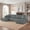 Grey, variant on 132" U-Shaped Modular Sectional Couches for Living Room, Cloud Sectional Boneless Couches with Deep Seat and Side Pockets, Corduroy Memory Foam 4 Seater Sofa, No Assembly Required,Grey