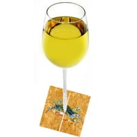 Crab Gold Bubble Fabric Wine Marker