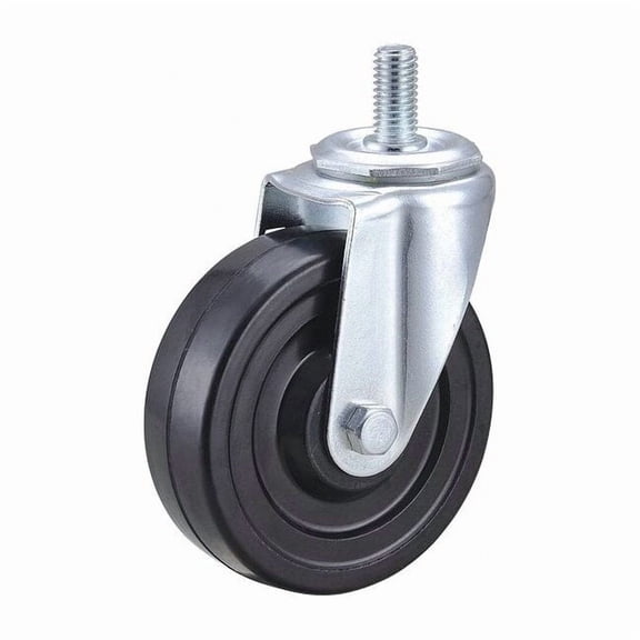 Manufacturer Varies Swivel Stem Caster,Rubber,4 in.,170 lb. 32J873
