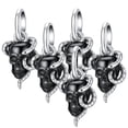 thumbnail image 2 of Charm Calavera Realista SkullDark01 5Pzas PPlata S925 Chapa Colgante Sencillo Cráneo/Serpiente Plata/Negro Caja Blanca 4, 2 of 4