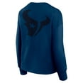 thumbnail image 3 of Women's Fanatics  Navy Houston Texans Elements Pullover Sweatshirt, 3 of 5