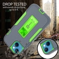thumbnail image 3 of CoverON For Apple iPhone 14 Plus Phone Case, Military Grade Heavy Duty Full Body Kickstand Cover, Gray, 3 of 9
