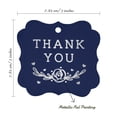 thumbnail image 7 of Inkdotpot Hang Tags Thank You Bridal Shower Favor Bracket Shape Gift Tags Real Silver Foil Bonbonniere Tag Pack Of 50, 7 of 7