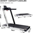 thumbnail image 3 of HLAiLL Folding Treadmill for Home Folding 220lb Weight Capacity Walking Jogging Exercise Machine,Walking Running Machine for Indoor Home Gym Exercise Fitness, 3 of 7