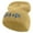 Khaki, variant on Cook Up Embroidered 8 inch Acrylic Short beanie - Grey OSFM