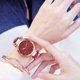 thumbnail image 3 of Strap Watch Faux Leather - Shiny Fashion Wrist Watch Time Watch for Women Girls, 3 of 3