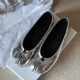 thumbnail image 3 of Mocasines planos con punta dividida de diseñador, zapatos tipo mule informales con suela blanda Ninjas, zapatos Mary Jane cómodos de estilo retro para otoño de 2024, zapatos de ballet de moda, 3 of 4