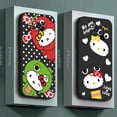 thumbnail image 2 of Sanrio Hello Kitty Cute Phone Case for Xiaomi Poco X3 Pro F1 X4 NFC C50 C51 C40 F4 GT X5 M3 M5 M5s M4 C55 Black Soft Cover tzw, 2 of 7