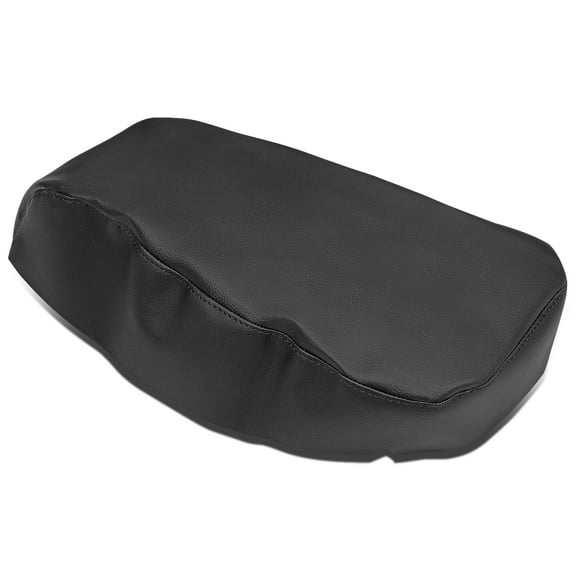 DNA Motoring GECS-008 For 2013 to 2018 Toyota Avalon Stitched Synthetic Vinyl Black Leather Center Console Armrest Cover 14 15 16 17