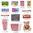 thumbnail image 6 of CocoSmile Movie Night Popcorn and Candy Gift Basket with Fleece Blanket and Plush Bear (Sweet Treat Family Gift), 6 of 7
