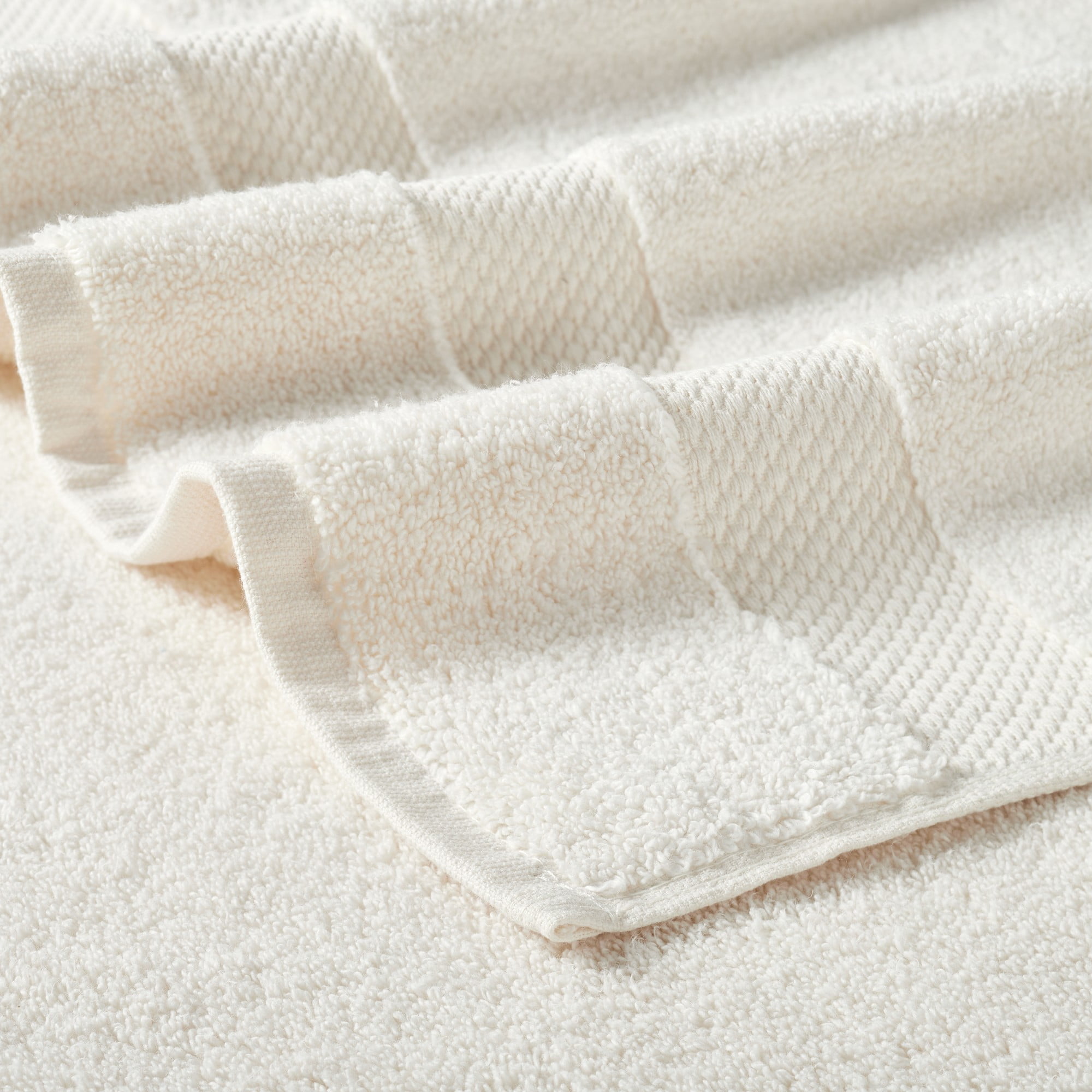 Better Trends Washcloths For Body And Face, 100% Cotton, Soft, Absorbent, Zero Twist Cotton Baby Wash Cloth, Shower, Travel, Ivory Small Towel, 12"X12", 20 Pack