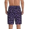 thumbnail image 2 of Yiaed Lavender Flowers for Men's Soft Sleep Pajama Short Lounging Pajama Shorts-Medium, 2 of 8