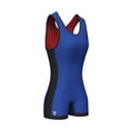thumbnail image 2 of Great Call Athletics | Womens Reversible Red & Blue Freestyle Wrestling Singlet Girls Adult Youth, 2 of 2