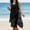 *Black, variant on ClodeEU Women's Chiffon Sleeveless Crewneck Midi Dress ,Casual Solid Color Summer Dress Black,Women's Plus L