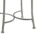 thumbnail image 4 of Hillsdale Furniture Glam Backless Diamond Band Vanity Stool, Chrome, 4 of 9