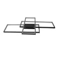 thumbnail image 1 of Lámpara De Techo LED Moderna, Lámpara De Techo Empotrada Regulable En Negro Con Control Remoto Y Control De Aplicación, Lámpara De Techo Rectangular De 31,8 Pulgadas Para Sala, 1 of 7