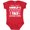 Red, variant on Inktastic I'm the Worlds Cutest Tax Deduction Pink Hearts Boys or Girls Baby Bodysuit
