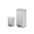 thumbnail image 1 of Set 2 Botes de basura para cocina baño oficina Acero Inoxidable 30L y 6L con tapa EKO Madison EKO EK9361MT-6L+30L, 1 of 11