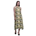 thumbnail image 1 of Bimba Floral Women Printed Backless Long Halter Neck Beachwear RayonÂ&nbsp;Dress-XXX-Large, 1 of 6