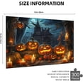 thumbnail image 2 of 300 Piece Puzzles for Adults Halloween Nightmare Pumpkin Castle Formation Wooden Fun Puzzle Challenge for Adults and Families 14.9'' x 10.2'', 2 of 10