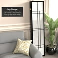 thumbnail image 5 of Red Lantern 6 ft. Tall Eudes Shoji Screen - Black - 5 Panels, 5 of 6