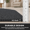 Washable Runner Rug 3x18 Ft Hallway Kitchen Rugs With Rubbering Bobo ...