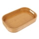 thumbnail image 1 of 1Pc Bamboo Tray Practical Food Serving Tray Household Snack Dessert Storage Tray, 1 of 3