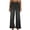 Black-jeans, variant on Womens Cropped Jeans Wide Leg Classic Denim Pants Daily Wear Casual Loose Fit Bottoms with Pockets Black XXL